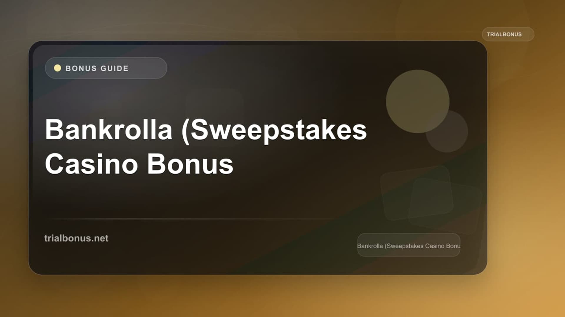 Bankrolla (Sweepstakes Casino Bonus