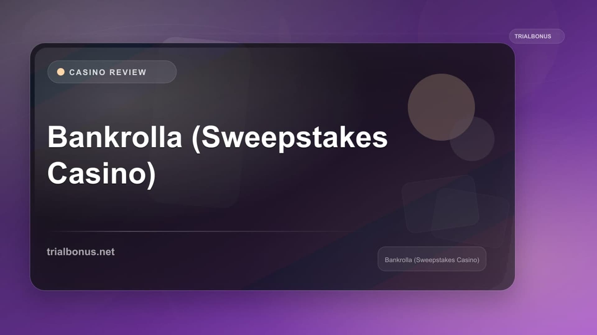 Bankrolla (Sweepstakes Casino)