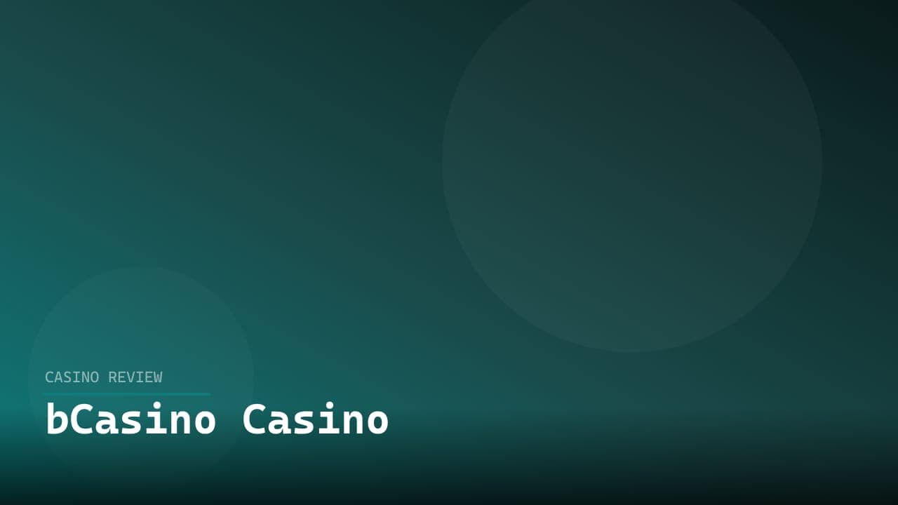 bCasino Casino