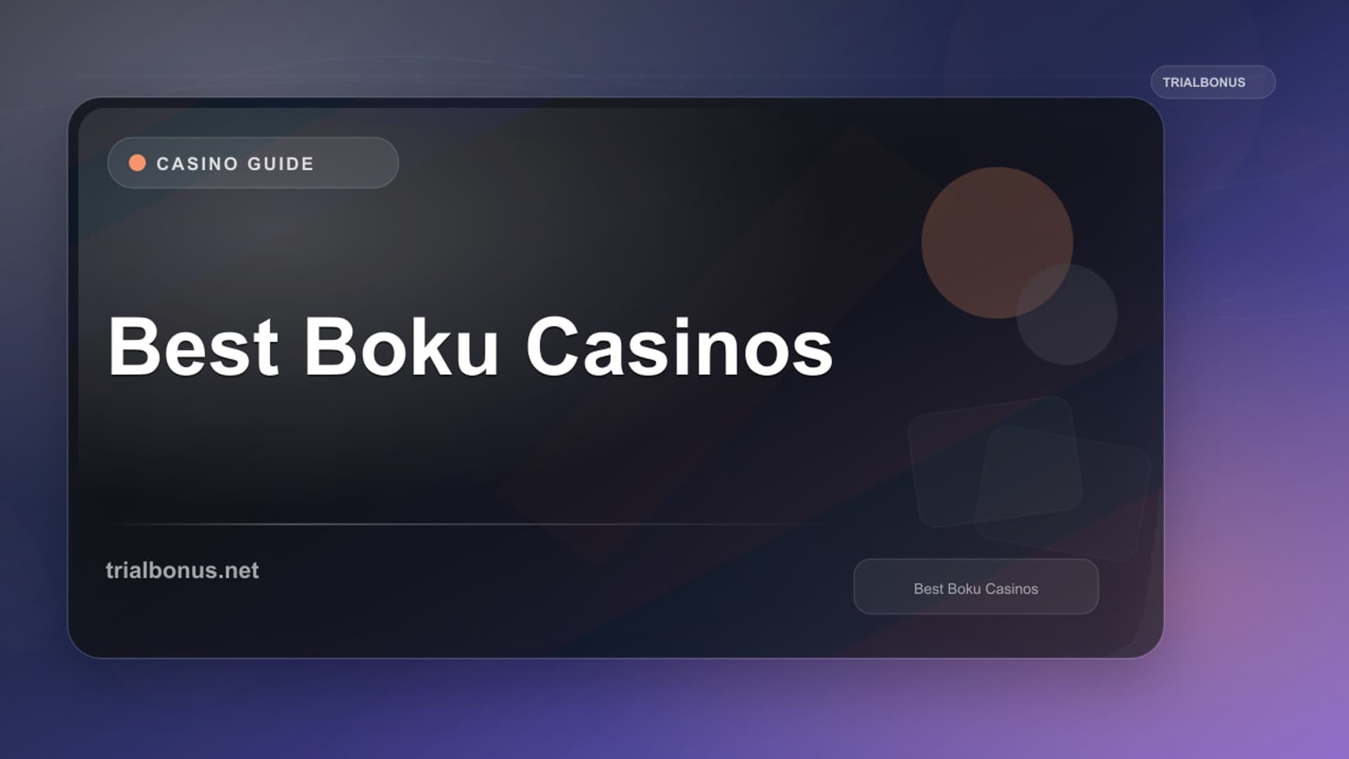 Best Boku Casinos