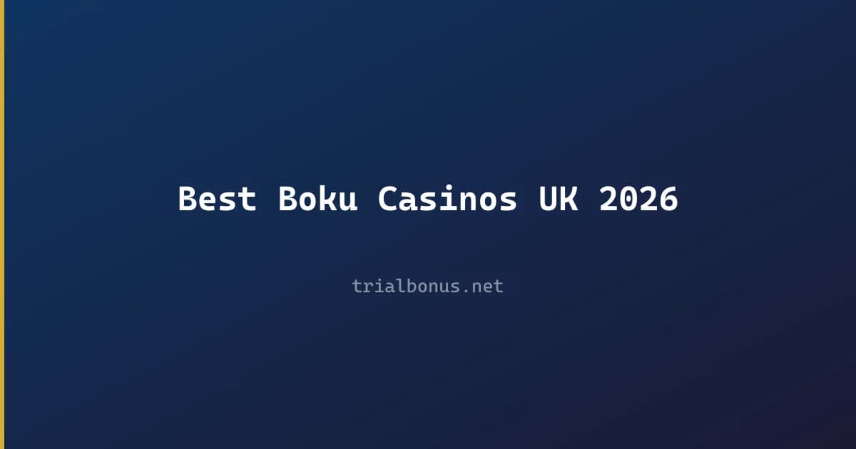 Best Boku Casinos UK 2026 review