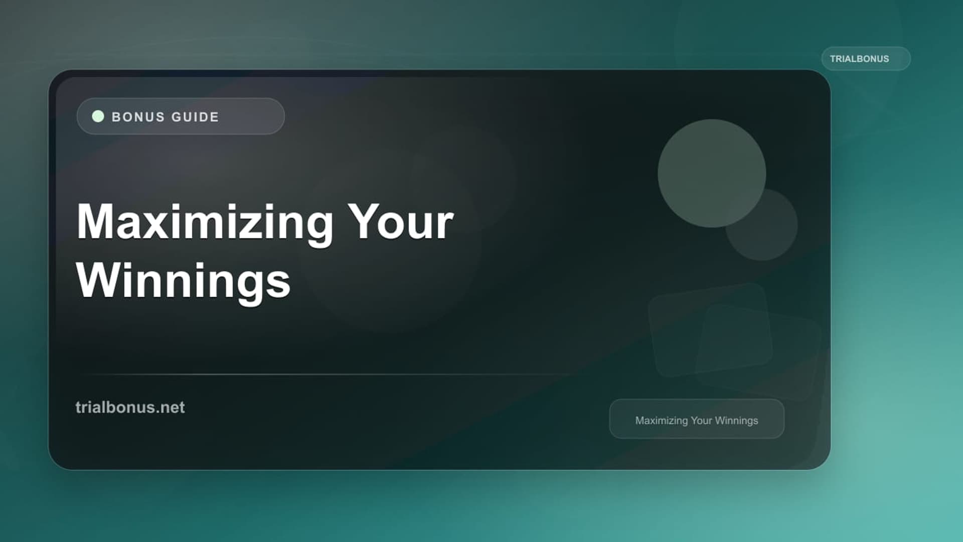 Maximizing Your Winnings