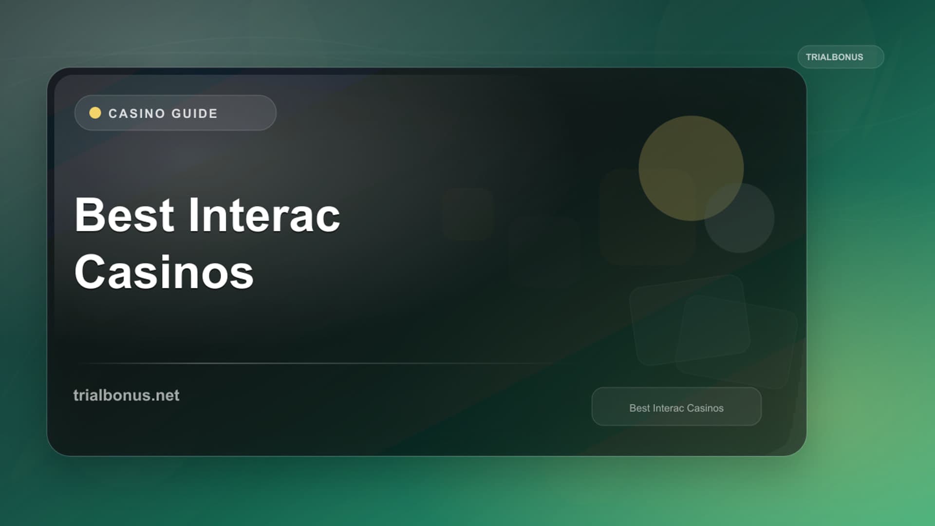 Best Interac Casinos