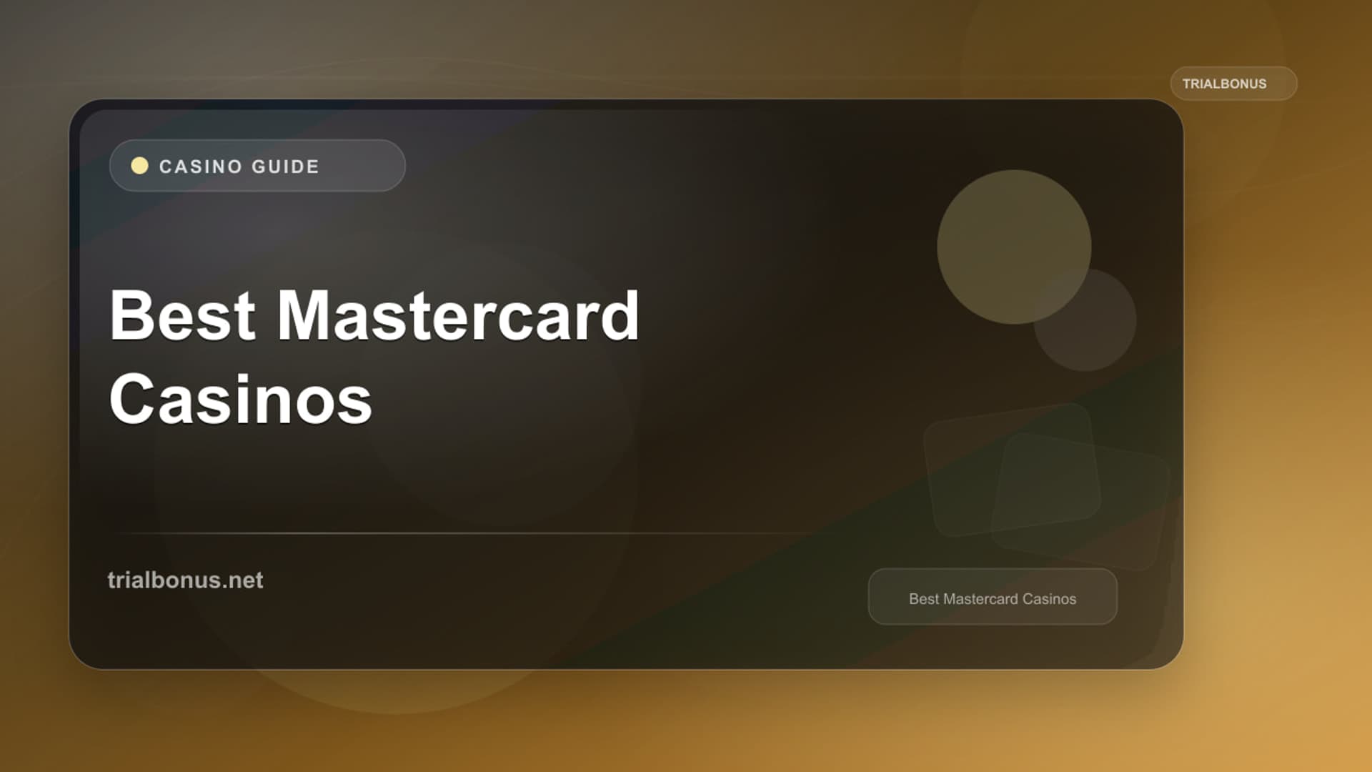 Best Mastercard Casinos