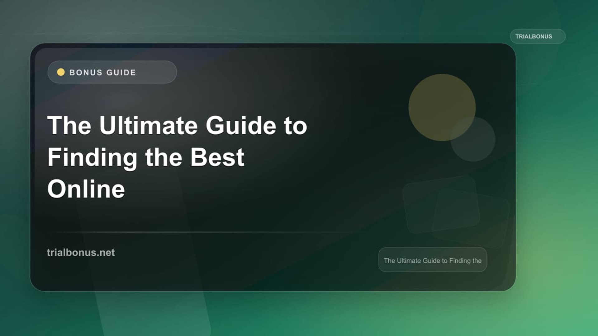 The Ultimate Guide to Finding the Best Online Crypto Casino Bonus
