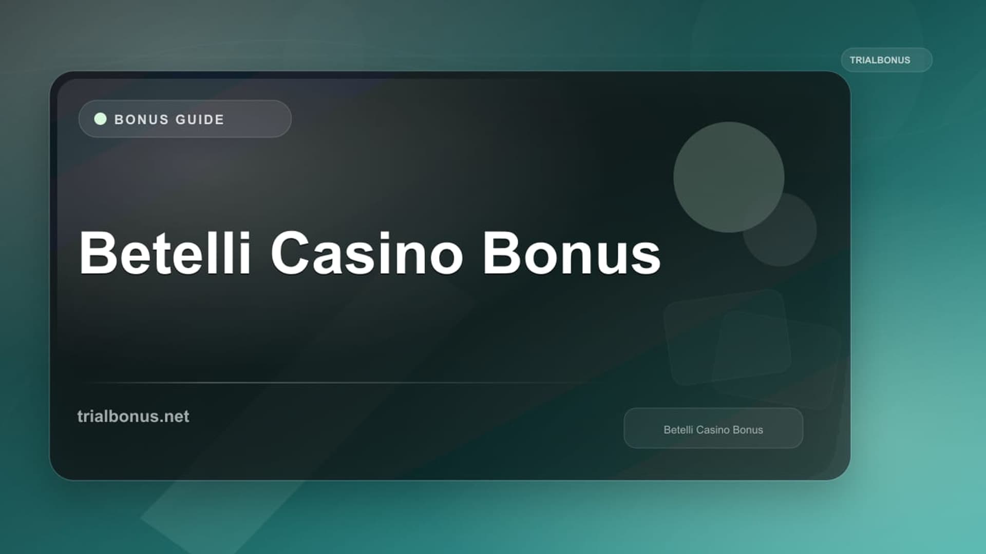 Betelli Casino Bonus: Verification Status