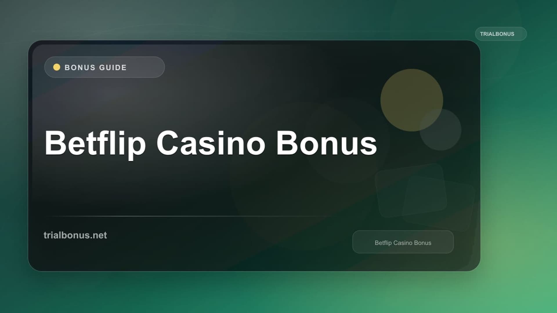 Betflip Casino Bonus