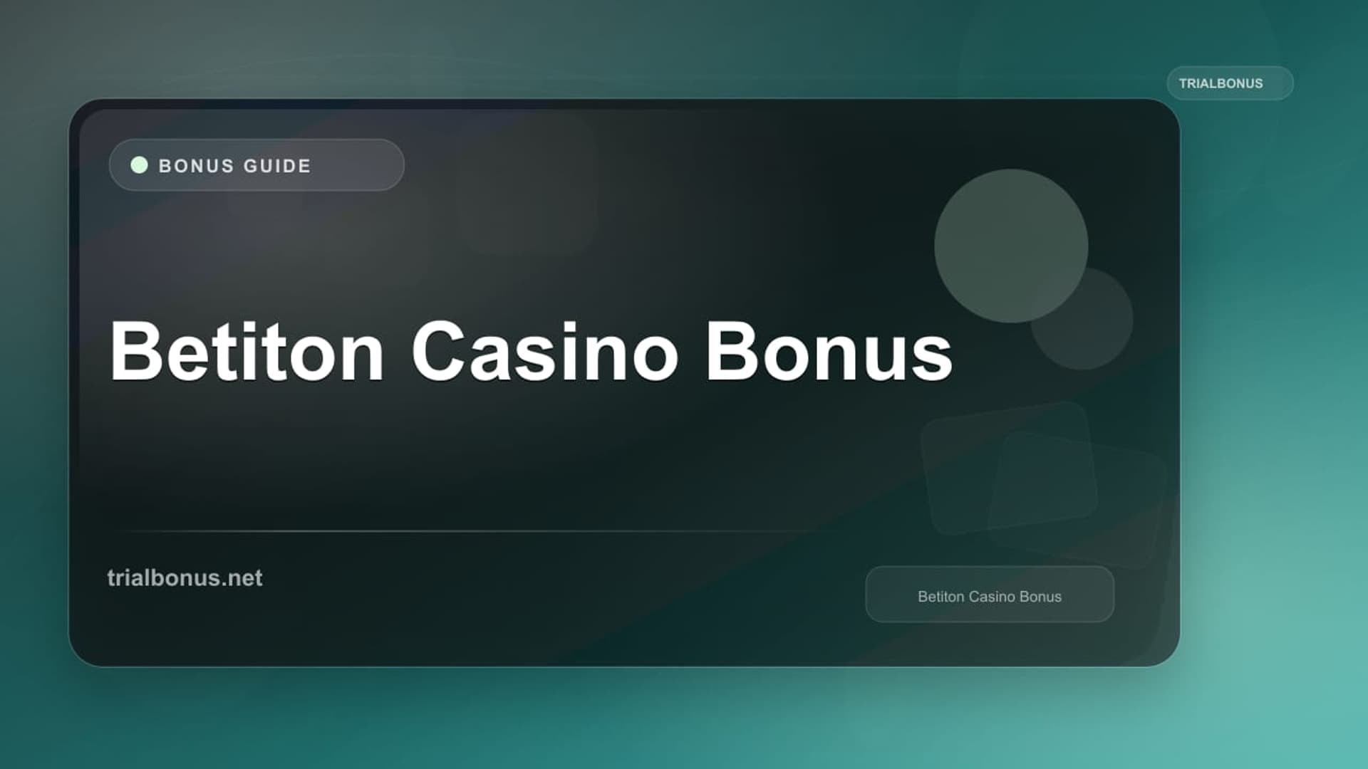 Betiton Casino Bonus