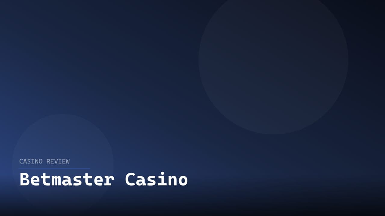 Betmaster Casino review