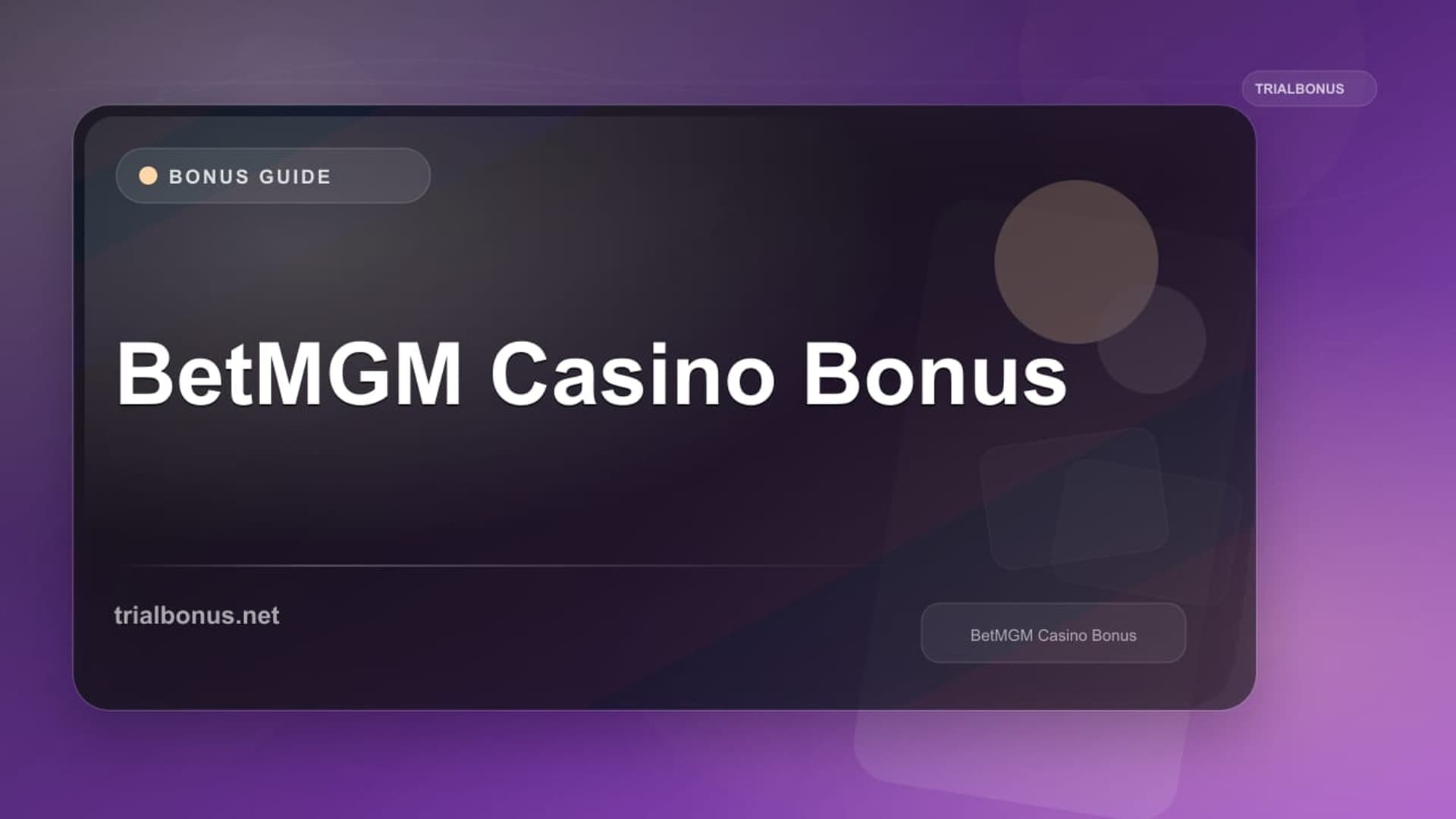 BetMGM Casino Bonus
