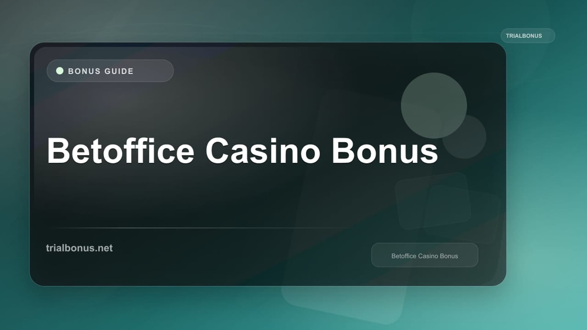 Betoffice Casino Bonus