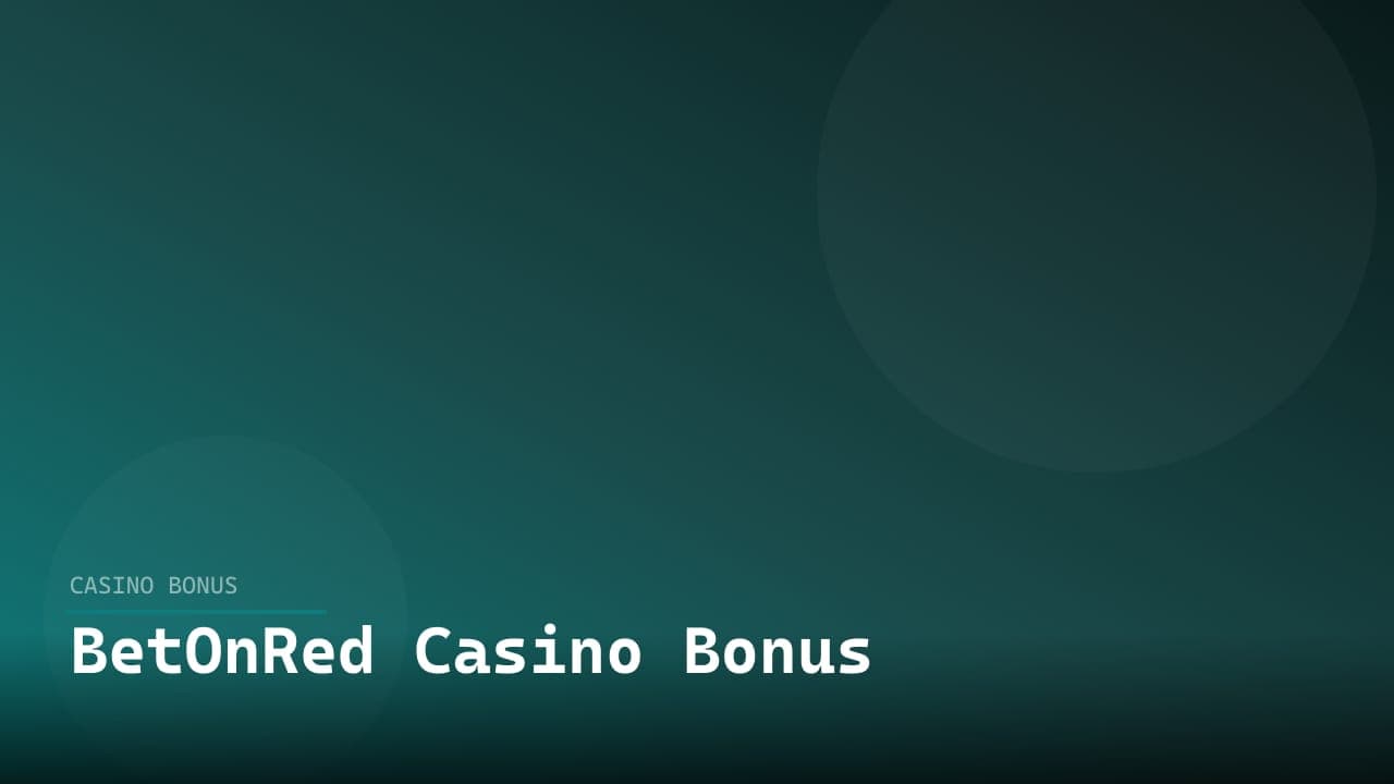 BetOnRed Casino Bonus