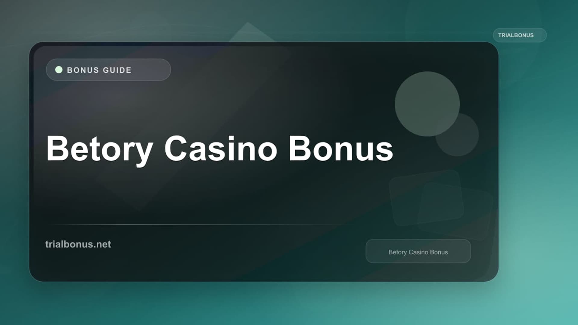 Betory Casino Bonus