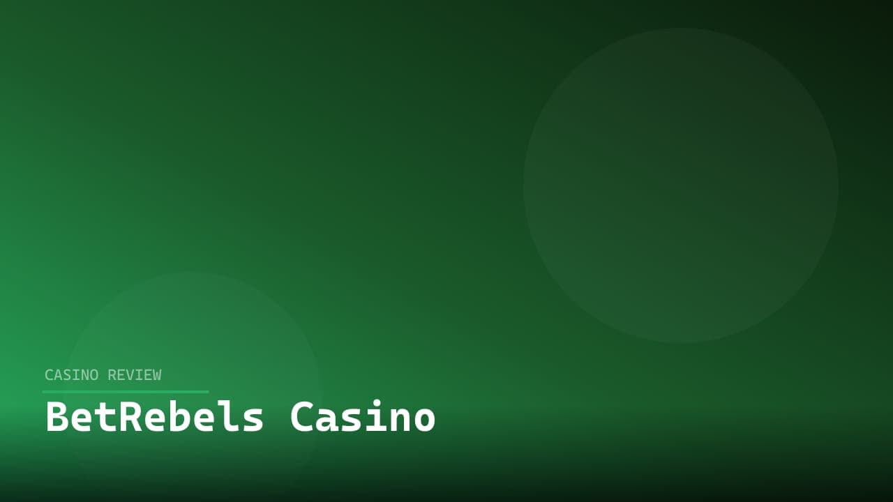 BetRebels Casino review