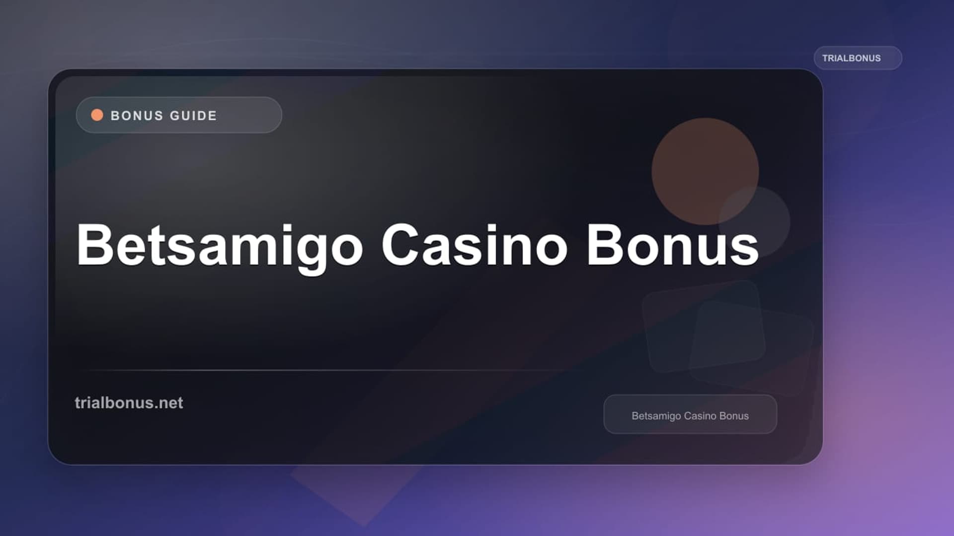 Betsamigo Casino Bonus