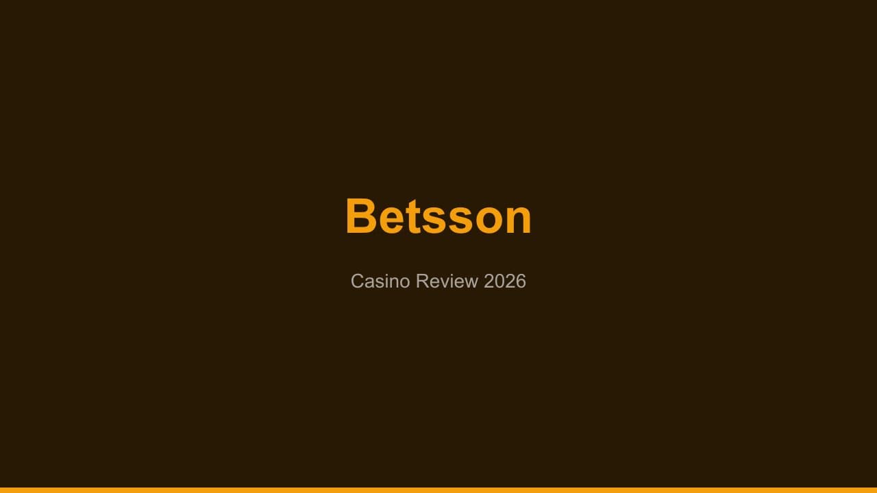 Betsson: Welcome Offer and Promotions