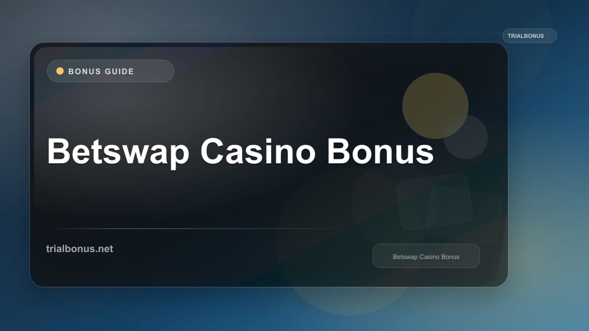 Betswap Casino Bonus