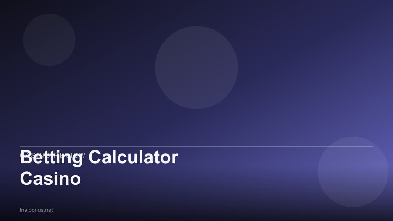 Betting Calculator Casino