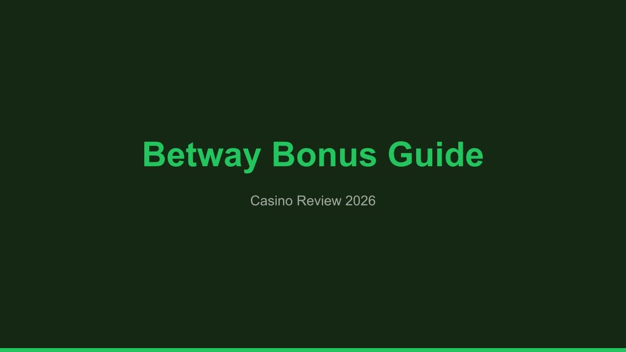 Betway casino bonus Guide