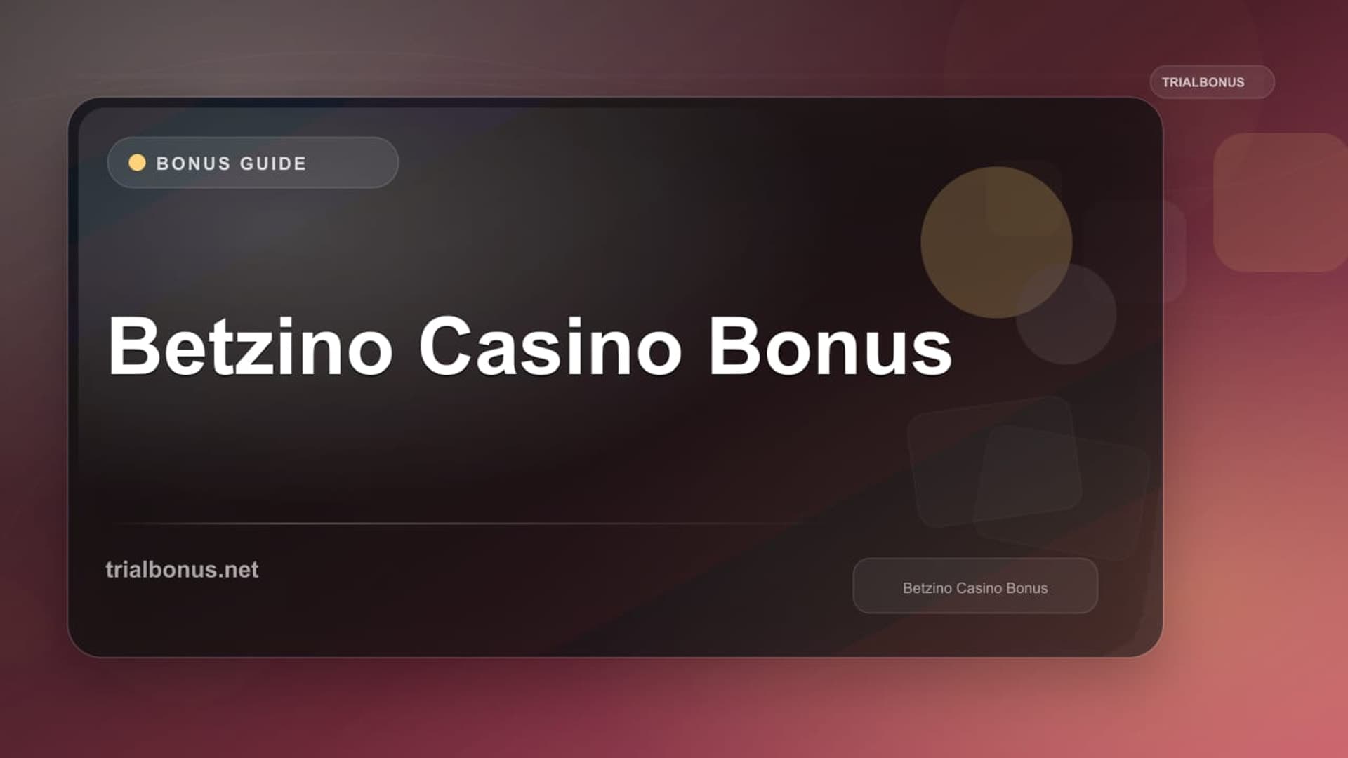 Betzino Casino Bonus