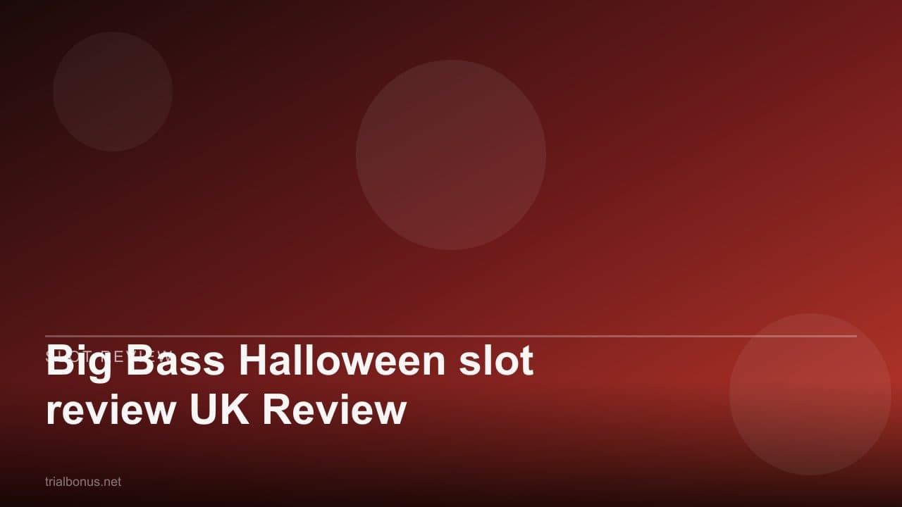 Big Bass Halloween slot review UK Review