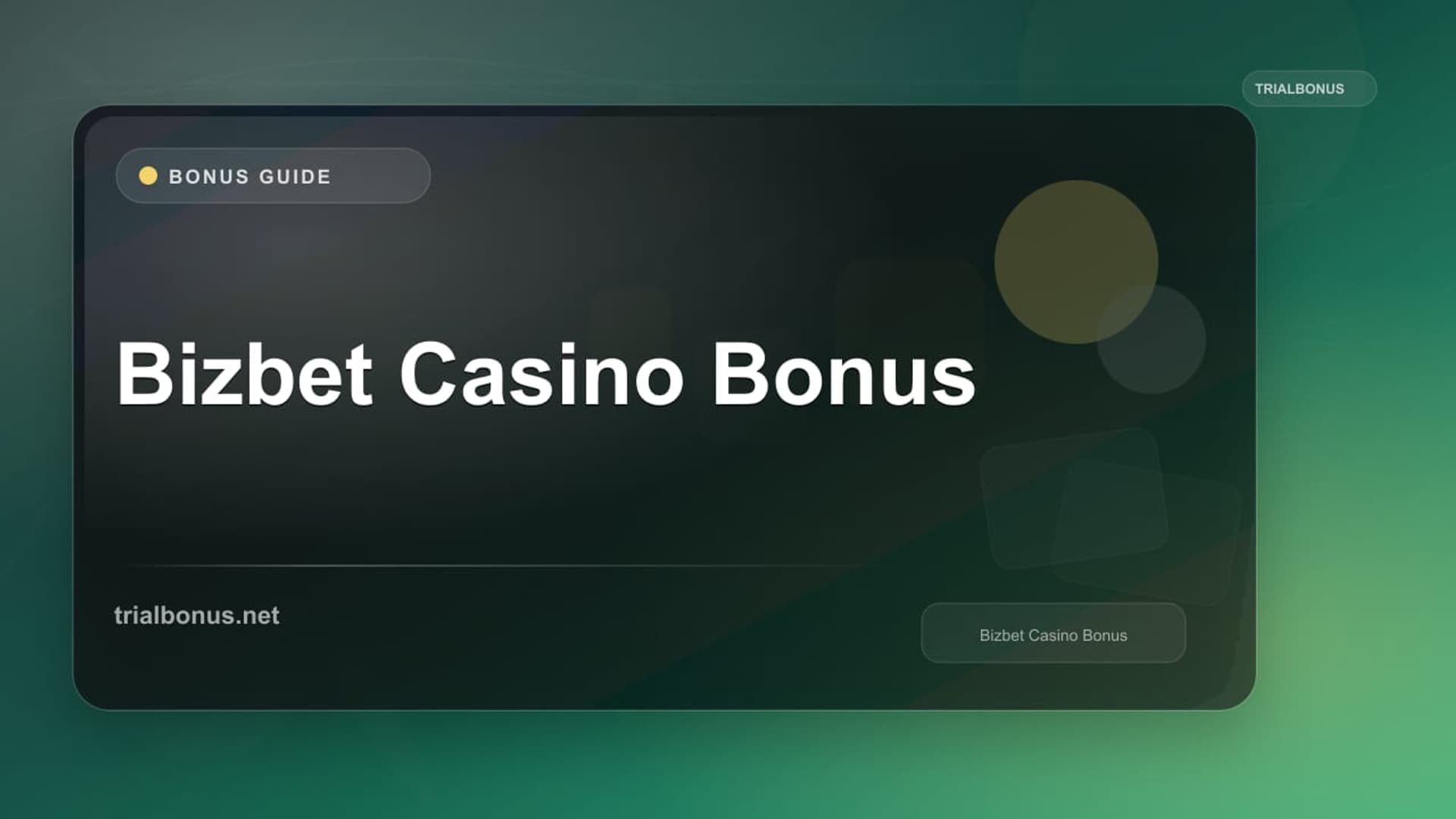 Bizbet Casino Bonus