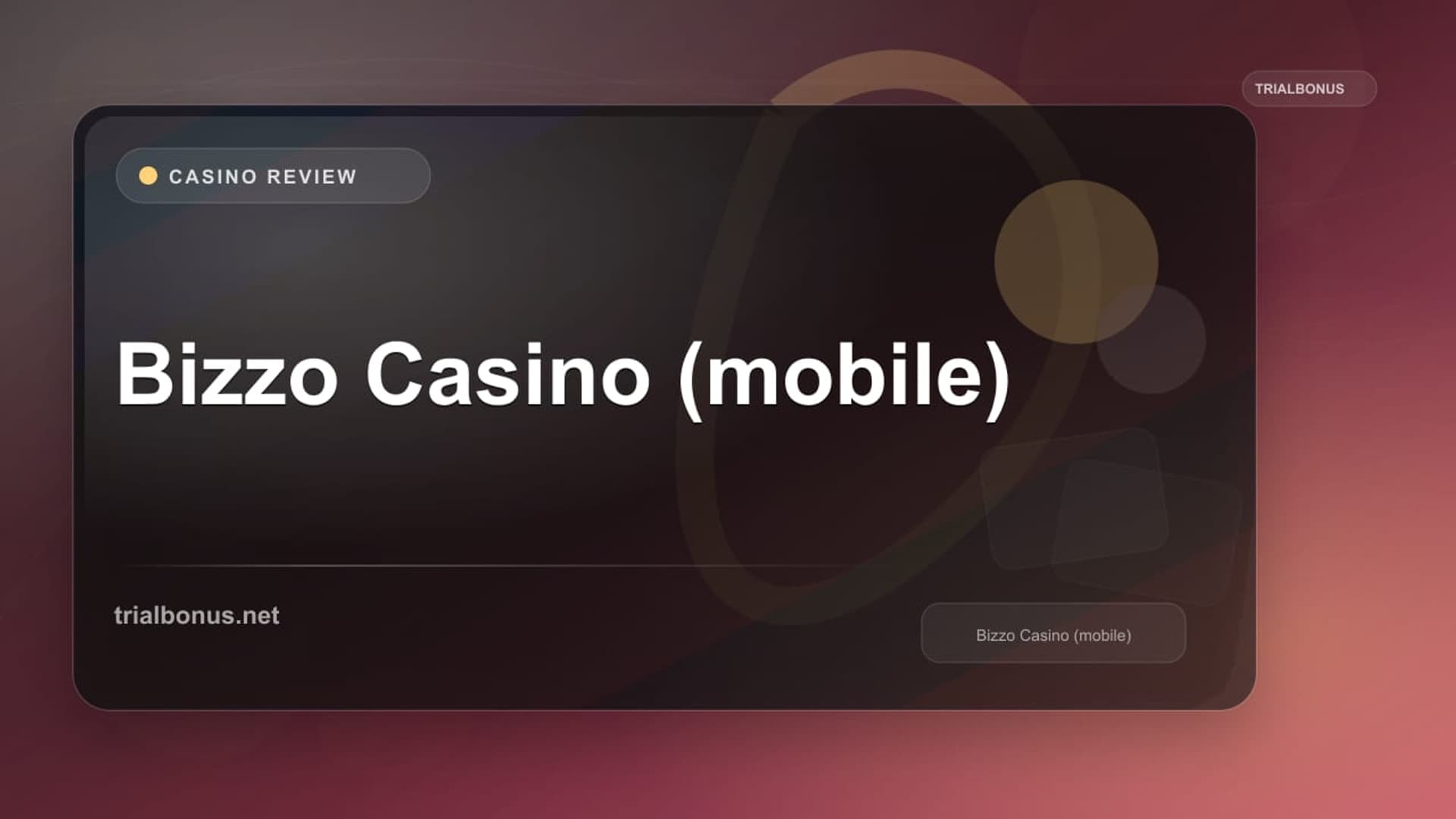 Bizzo Casino (mobile)