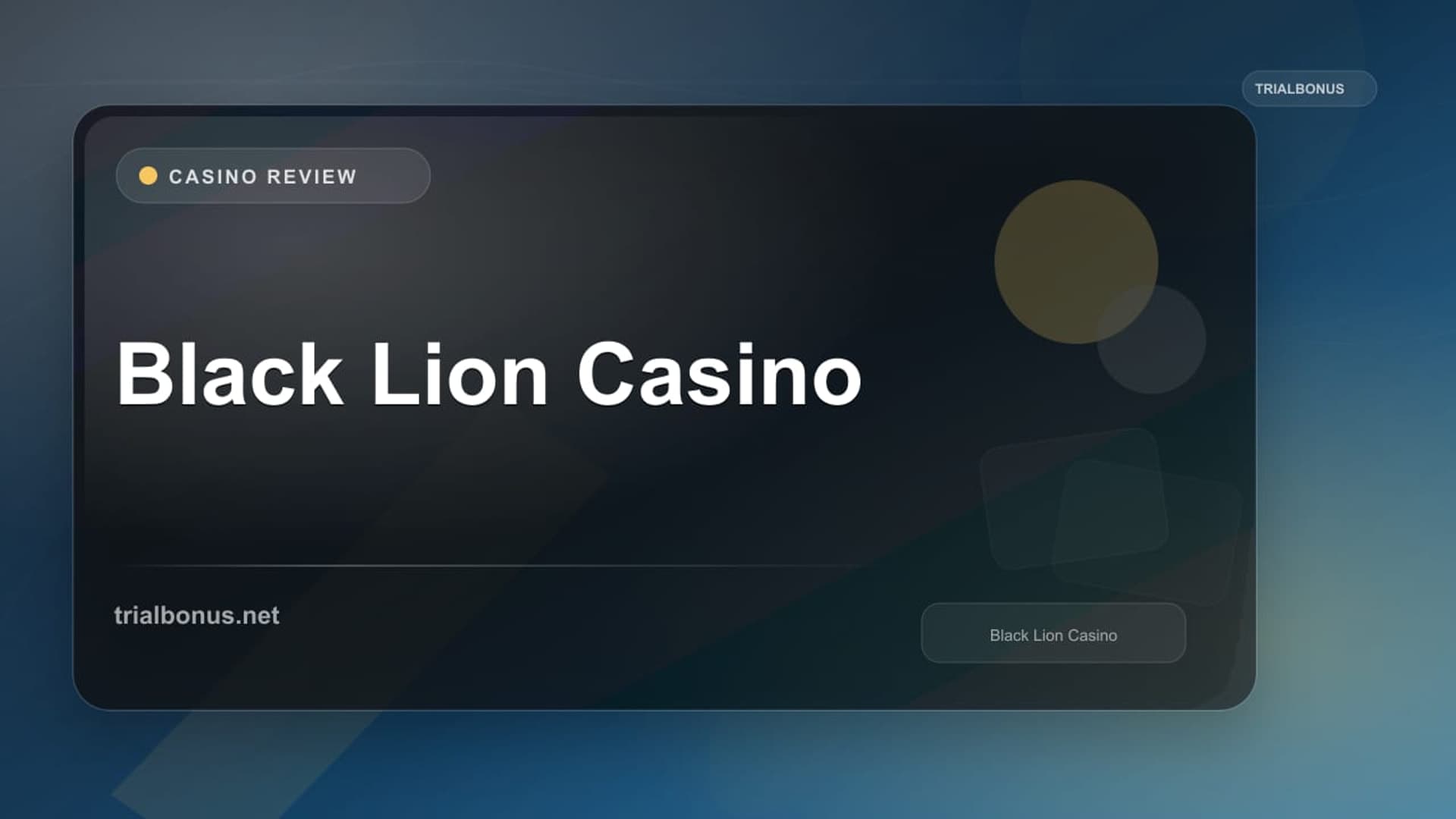 Black Lion Casino