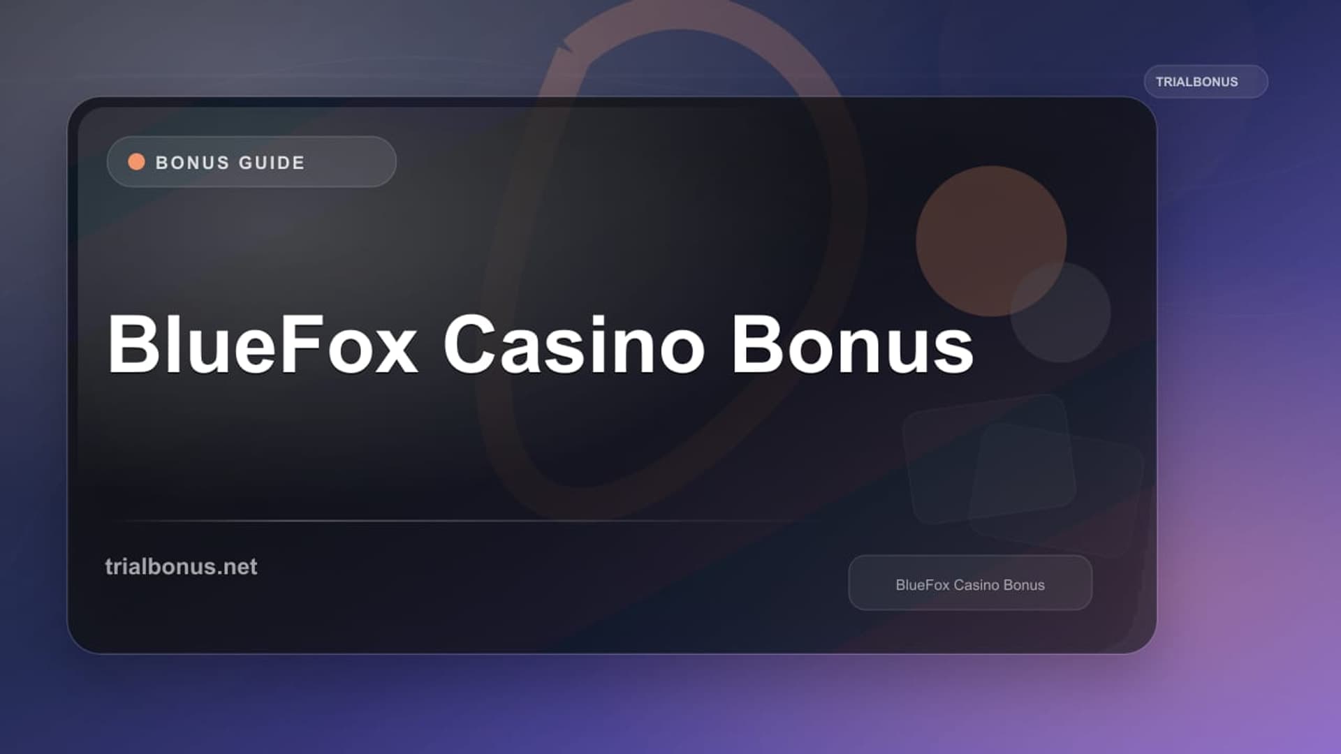 BlueFox Casino Bonus