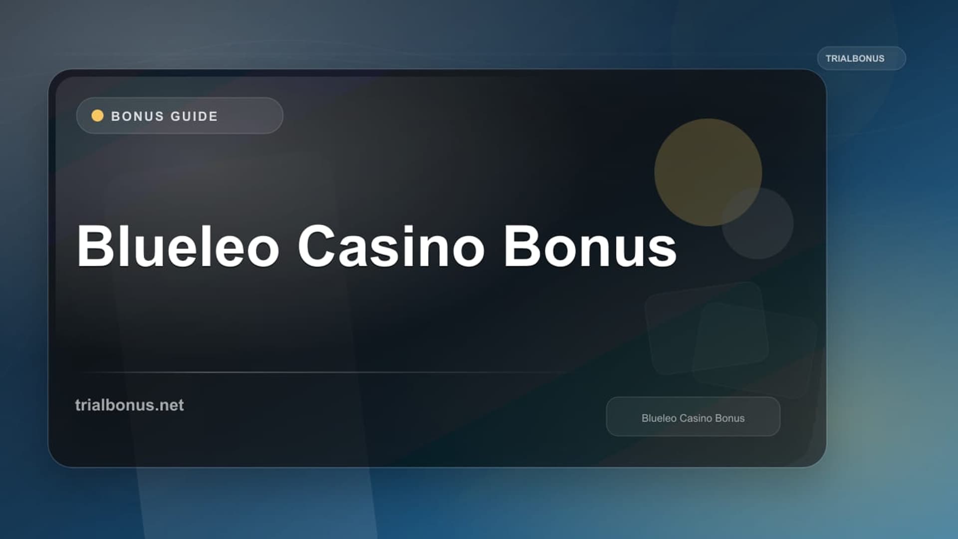 Blueleo Casino Bonus