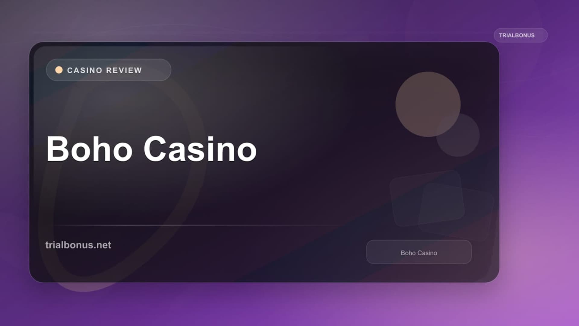 Boho Casino