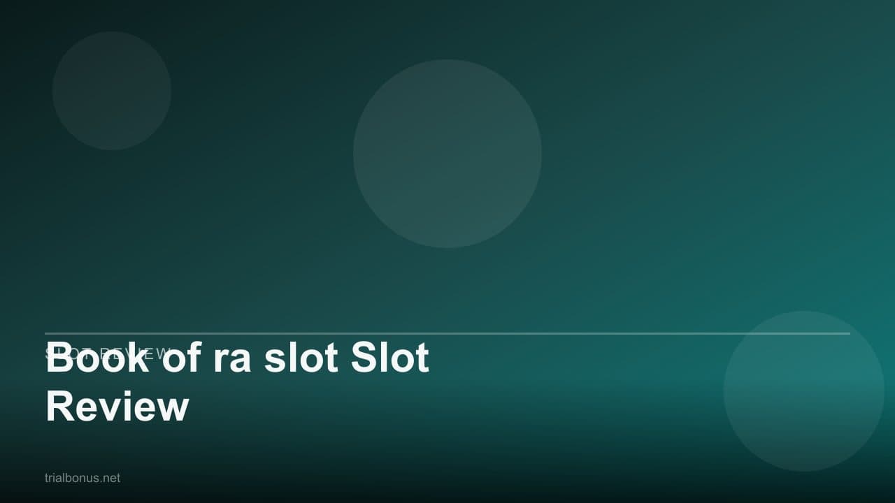 Book of ra slot Slot Review