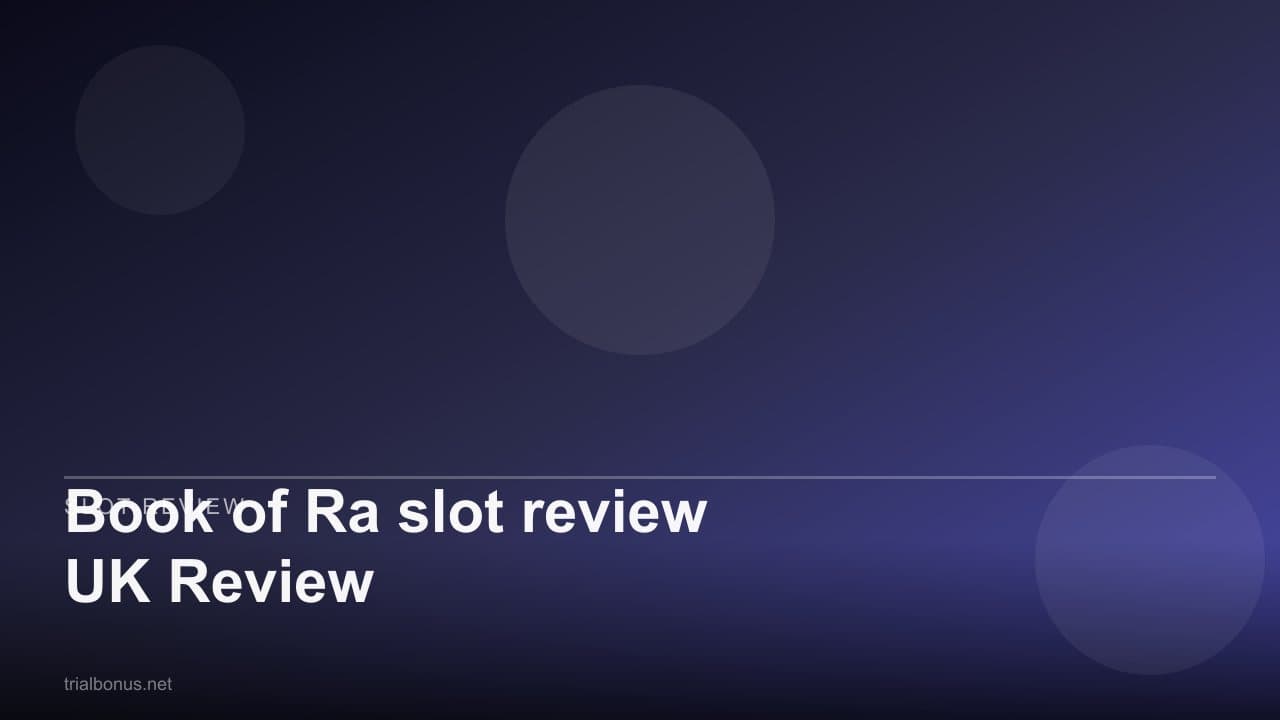 Book of Ra slot review UK Review