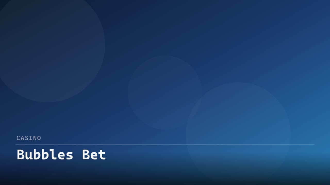 Bubbles Bet logo