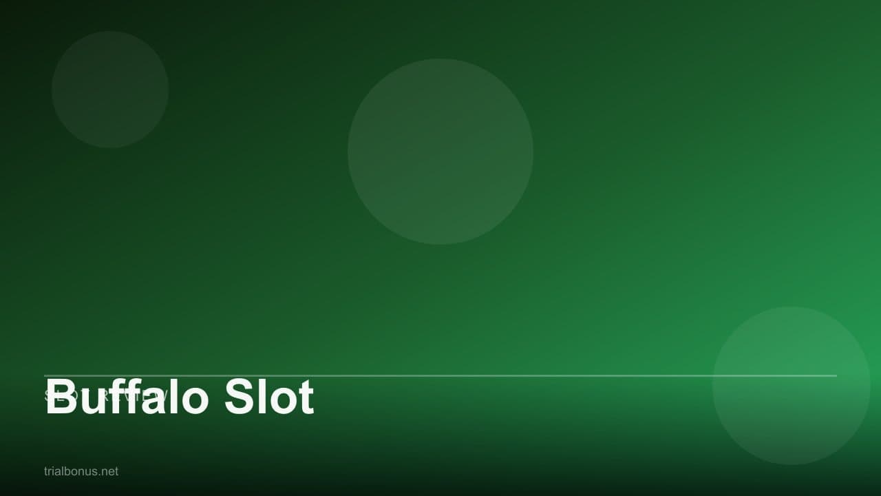 Buffalo Slot