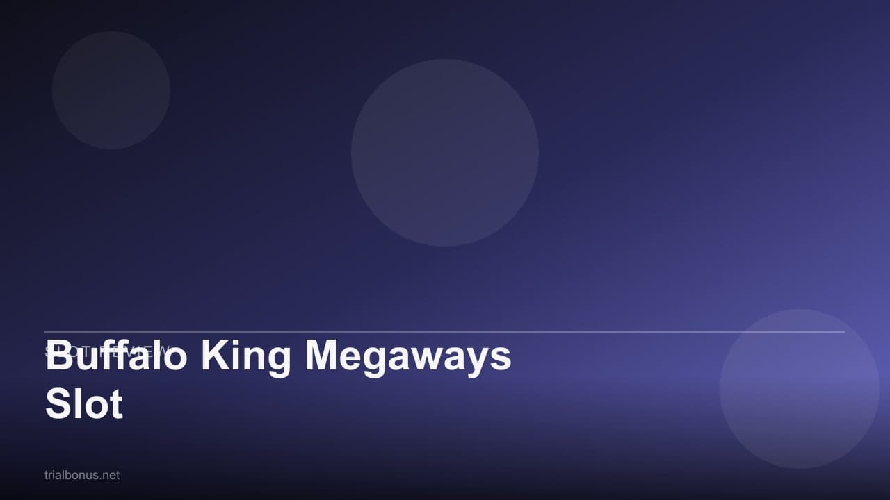 Buffalo King Megaways Slot