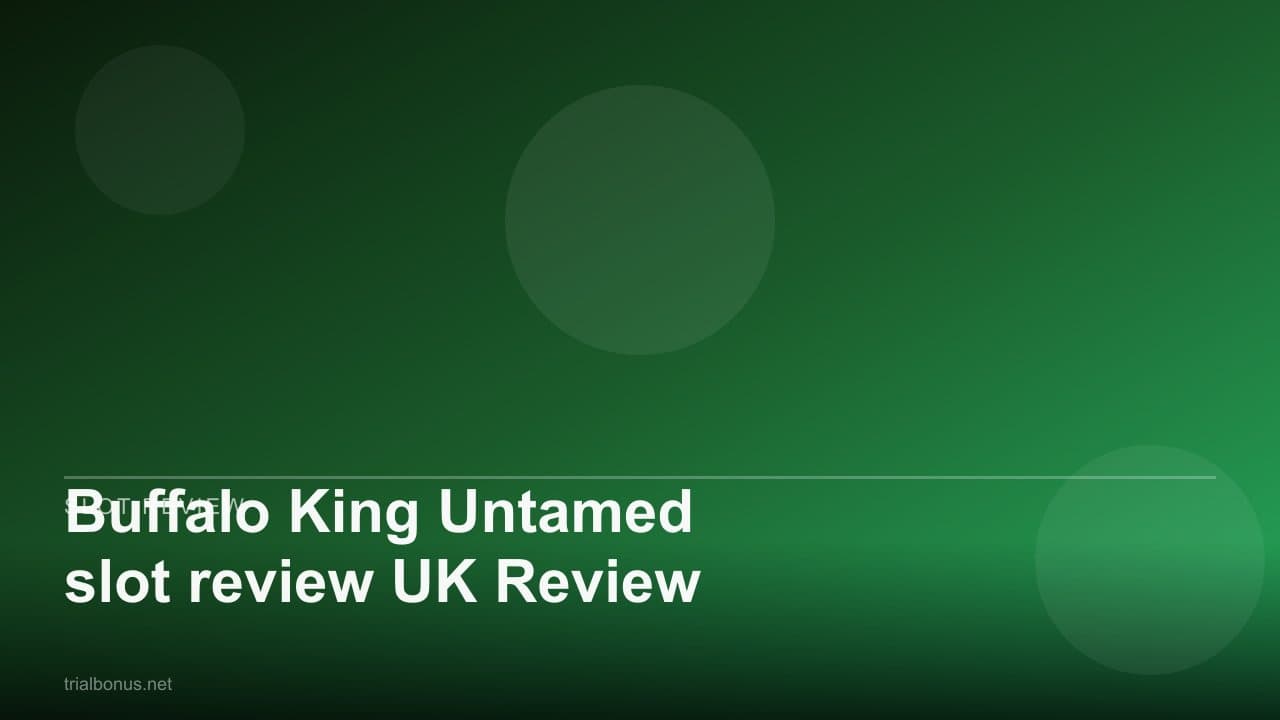 Buffalo King Untamed slot review UK Review