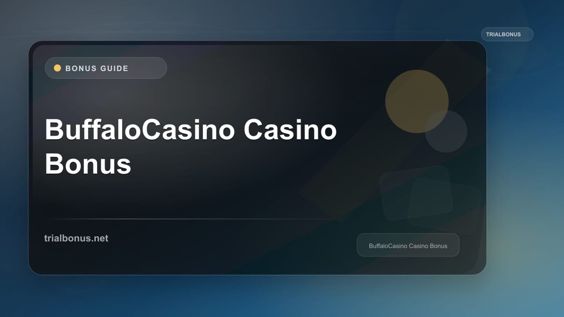 BuffaloCasino Casino Bonus