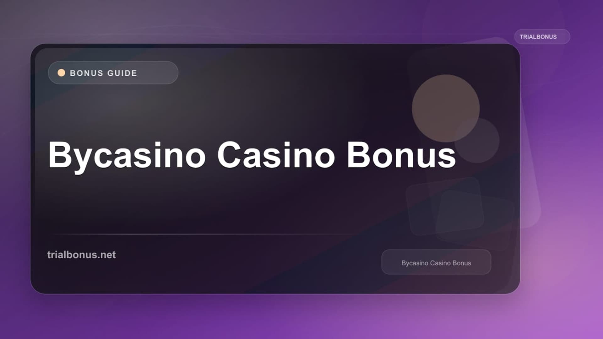 Bycasino Casino Bonus