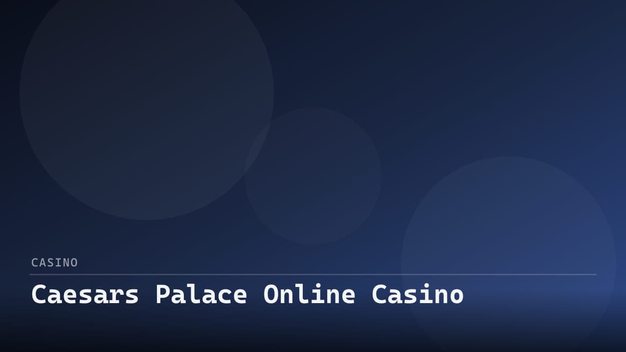 Caesars palace online casino Review