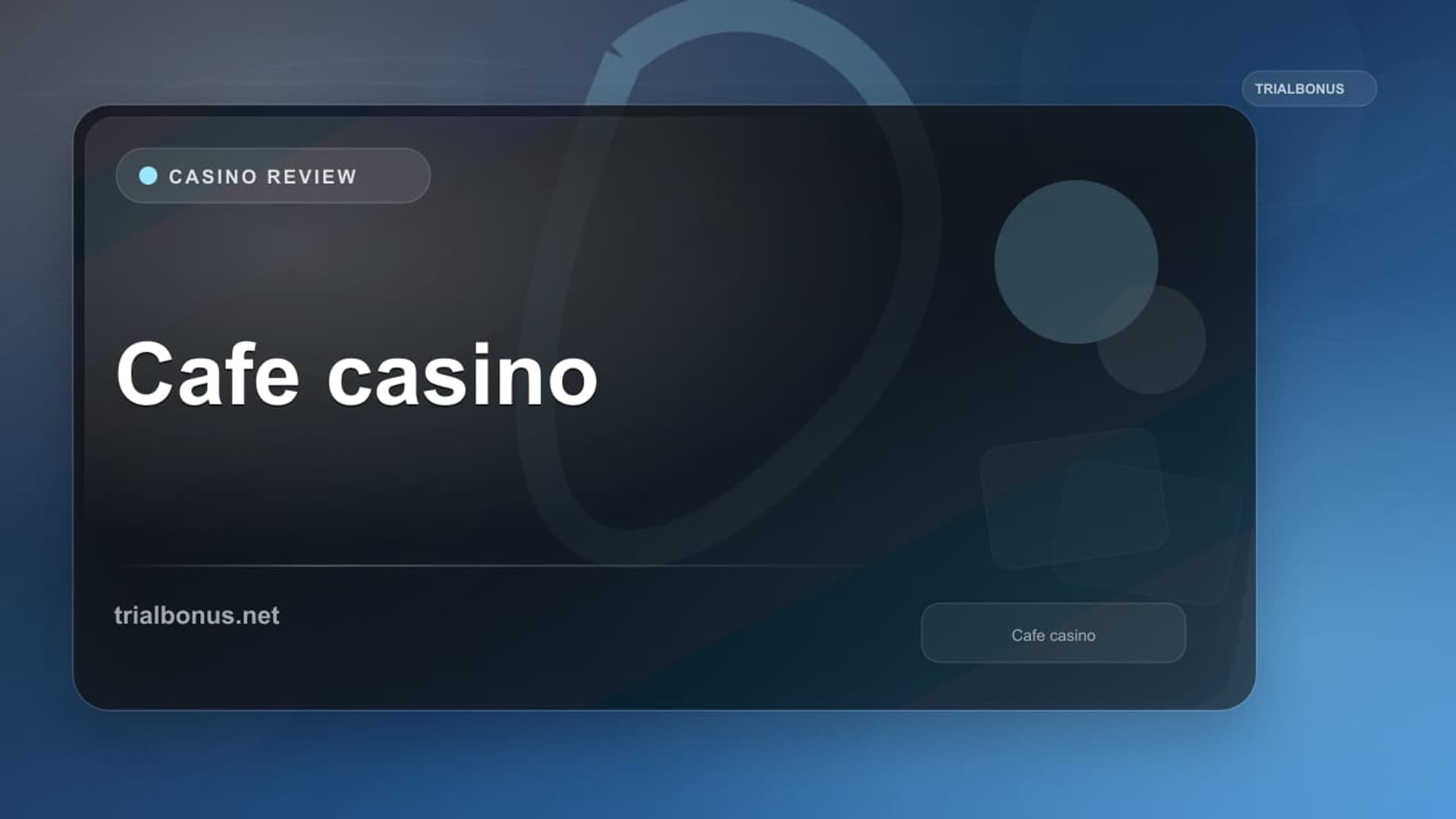 Cafe casino logo