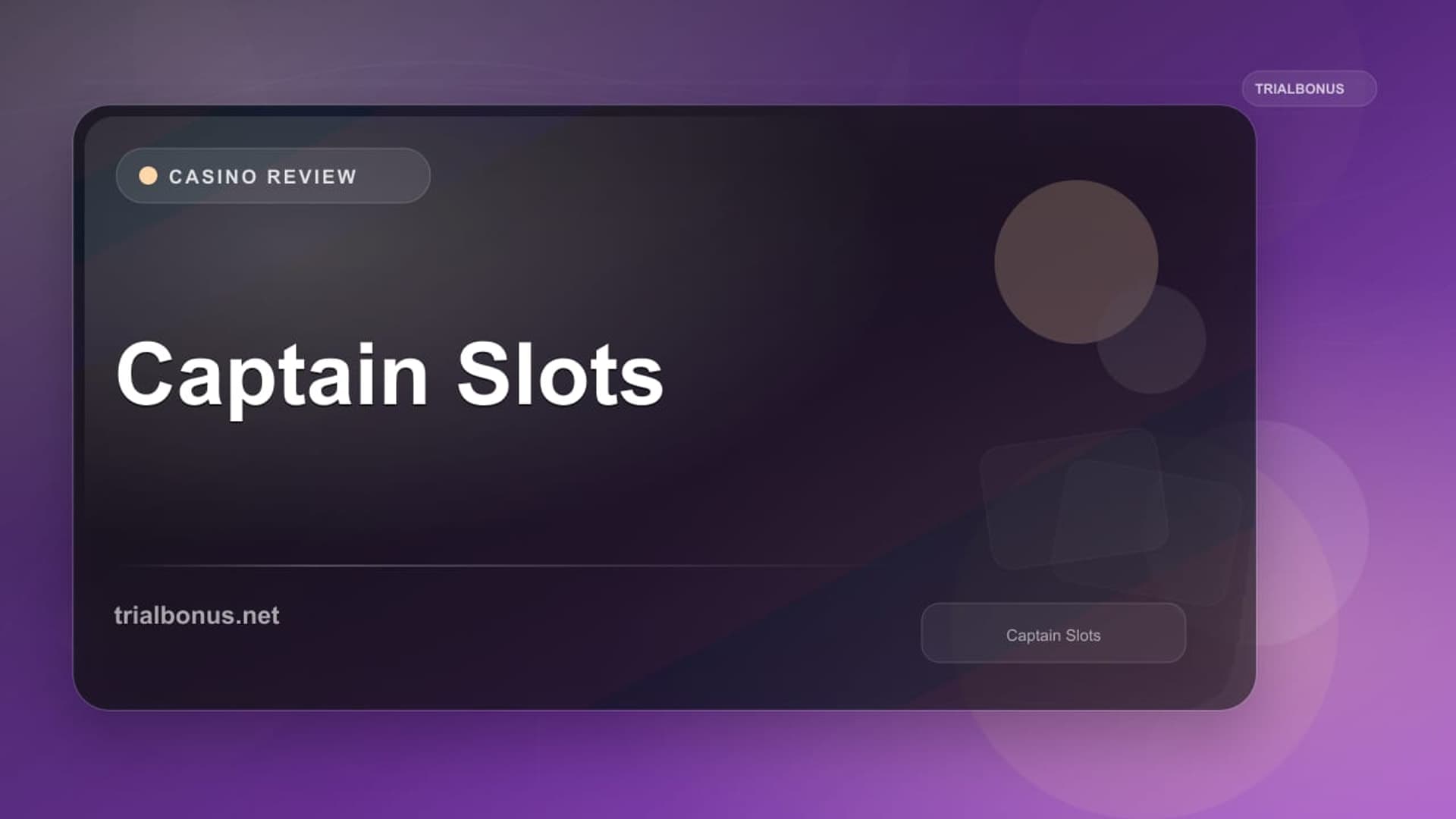 Captain Slots