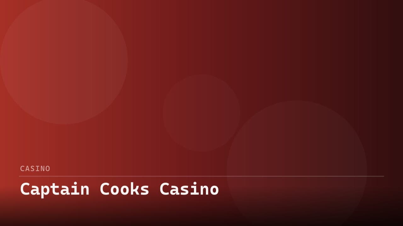 Captain Cooks Casino - CPL