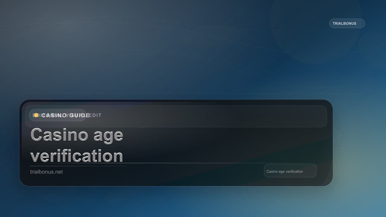 Casino age verification Guide