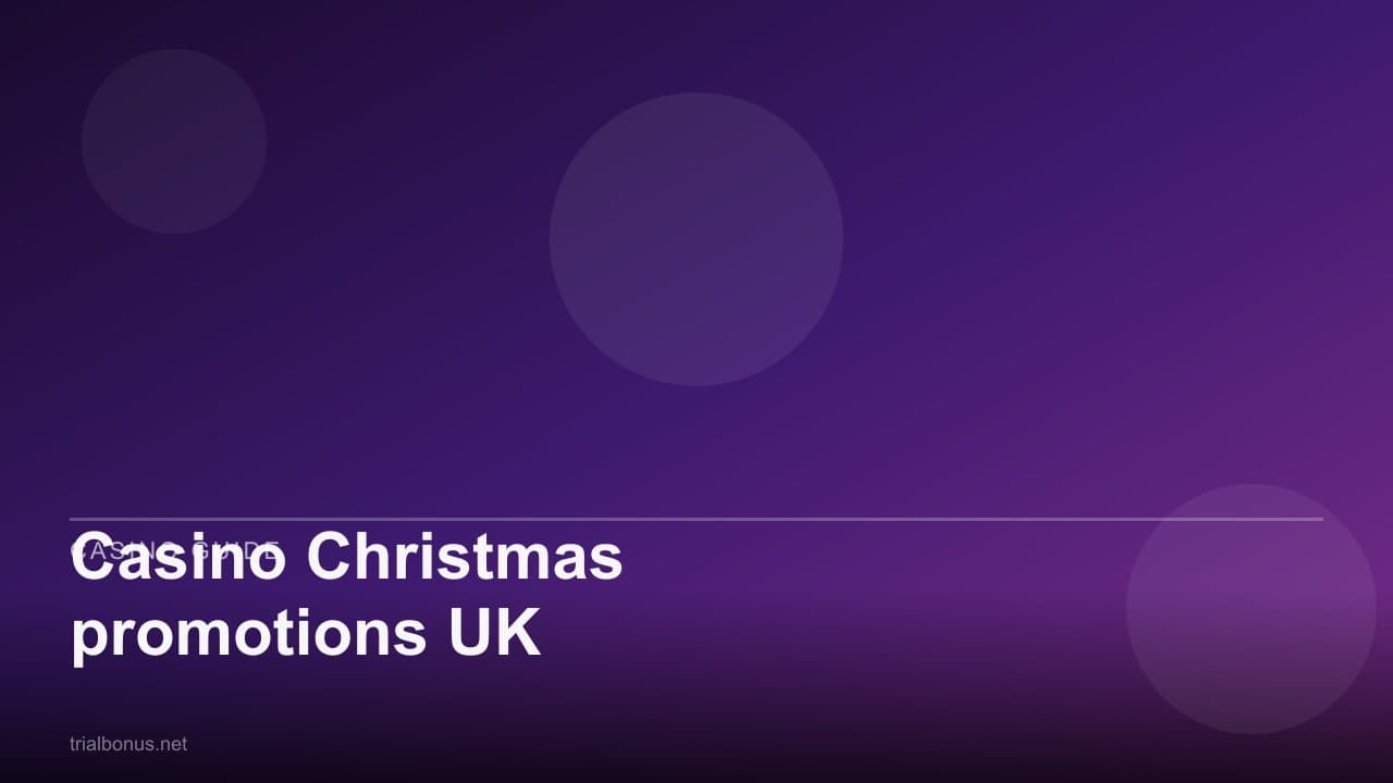 Casino Christmas promotions UK