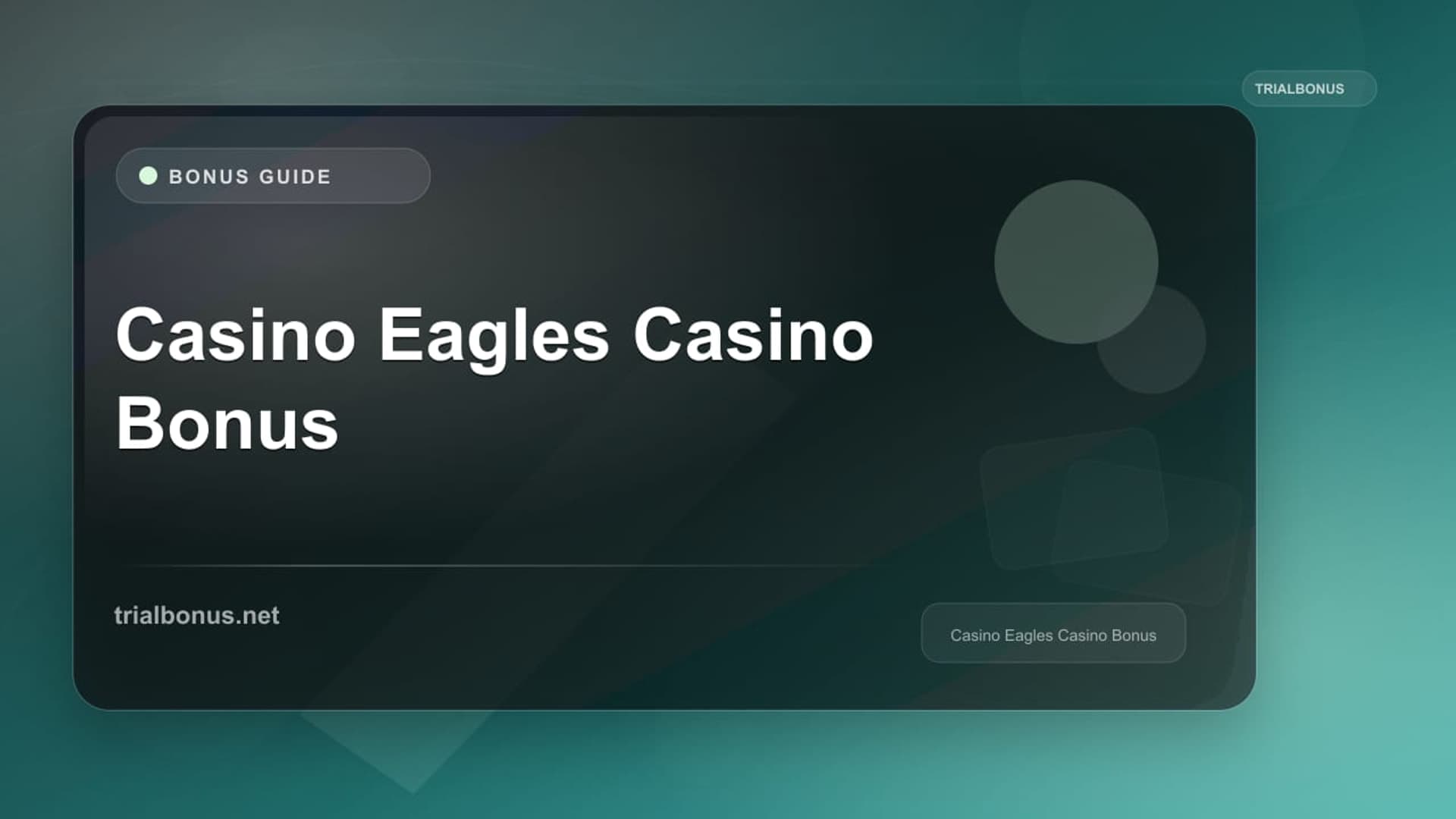 Casino Eagles Bonus: Terms to Read Before Claiming