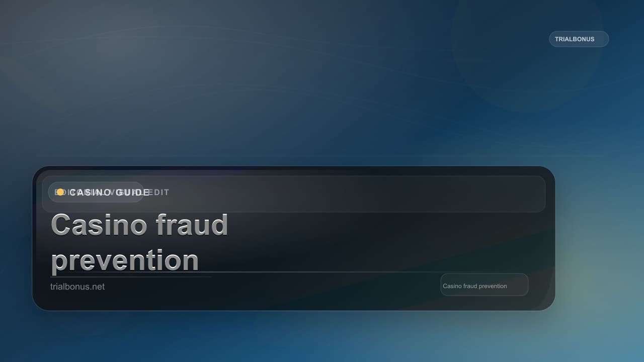 Casino fraud prevention UK Guide