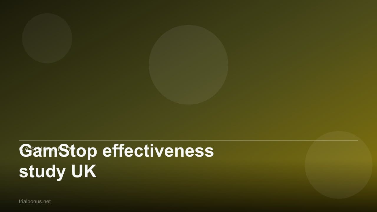 GamStop effectiveness study UK