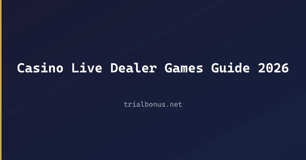 Casino Live Dealer Games Guide 2026 review