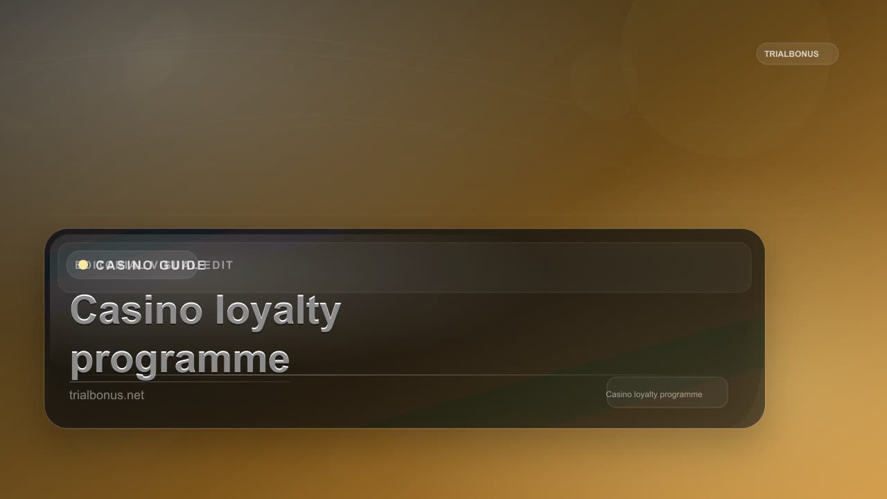 Casino loyalty programme guide UK Guide